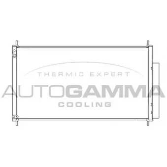 Condenseur, climatisation AUTOGAMMA 105960