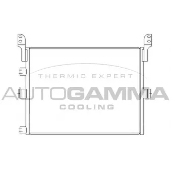 Condenseur, climatisation AUTOGAMMA 105970