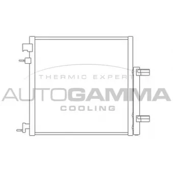 AUTOGAMMA 105977 - Condenseur, climatisation