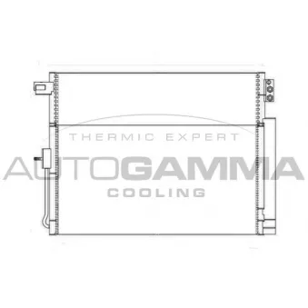 AUTOGAMMA 105981 - Condenseur, climatisation