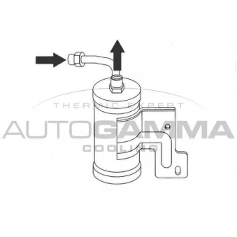 Filtre déshydratant, climatisation AUTOGAMMA 106042