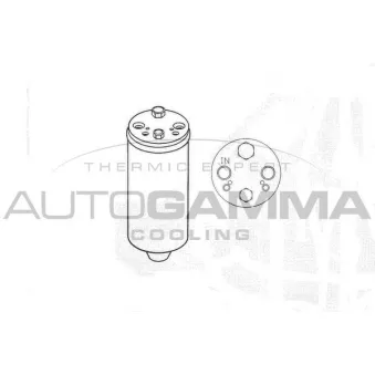 Filtre déshydratant, climatisation AUTOGAMMA 106046