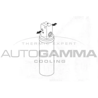 Filtre déshydratant, climatisation AUTOGAMMA 106077