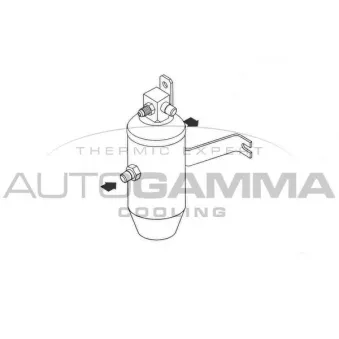 AUTOGAMMA 106142 - Filtre déshydratant, climatisation