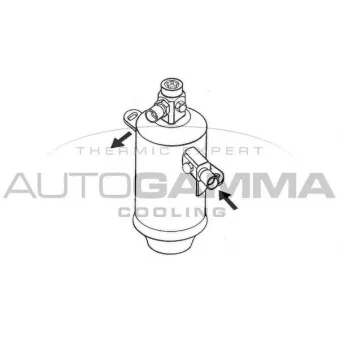 AUTOGAMMA 106342 - Filtre déshydratant, climatisation