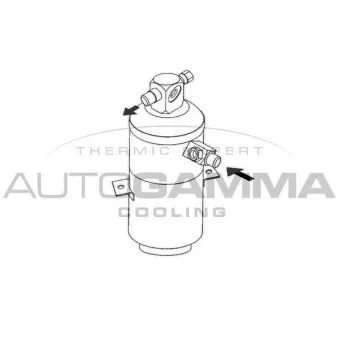 Filtre déshydratant, climatisation AUTOGAMMA 106349