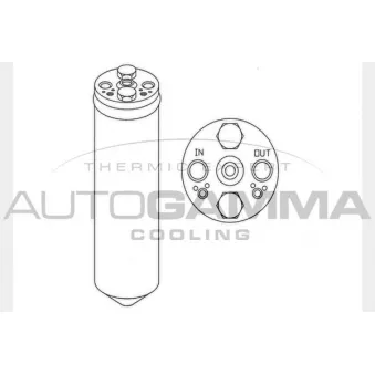 Filtre déshydratant, climatisation AUTOGAMMA 106391