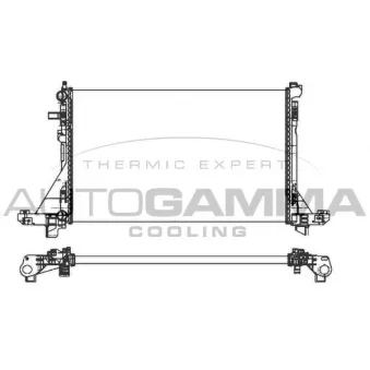 Radiateur, refroidissement du moteur AUTOGAMMA OEM 4419451