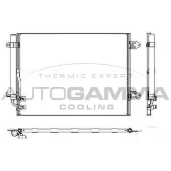 Condenseur, climatisation AUTOGAMMA OEM 3C0820411J