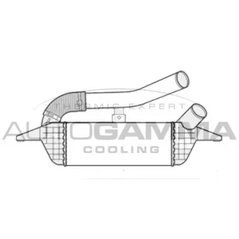 AUTOGAMMA 107070 - Intercooler, échangeur