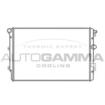Radiateur, refroidissement du moteur AUTOGAMMA OEM 5N0121253N