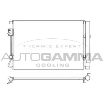 Condenseur, climatisation AUTOGAMMA OEM 976062V000
