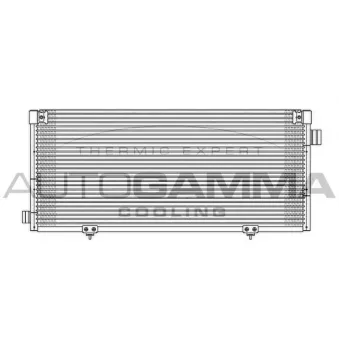 Condenseur, climatisation AUTOGAMMA 107180