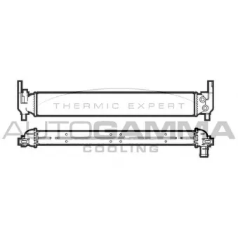 Radiateur, refroidissement du moteur AUTOGAMMA OEM 6r0145805e