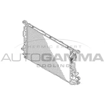 Radiateur, refroidissement du moteur AUTOGAMMA OEM 4H0121251C