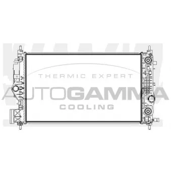 AUTOGAMMA 107235 - Radiateur, refroidissement du moteur