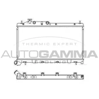 Radiateur, refroidissement du moteur AUTOGAMMA OEM 45119AG080