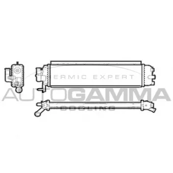 AUTOGAMMA 107255 - Radiateur, refroidissement du moteur