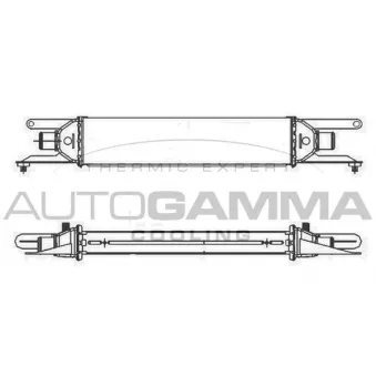 AUTOGAMMA 107309 - Intercooler, échangeur