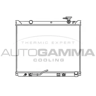 AUTOGAMMA 107329 - Radiateur, refroidissement du moteur