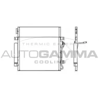 Condenseur, climatisation AUTOGAMMA OEM 68003971AB