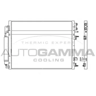 AUTOGAMMA 107357 - Condenseur, climatisation