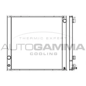 AUTOGAMMA 107369 - Radiateur, refroidissement du moteur