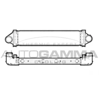 Intercooler, échangeur AUTOGAMMA OEM LR009802