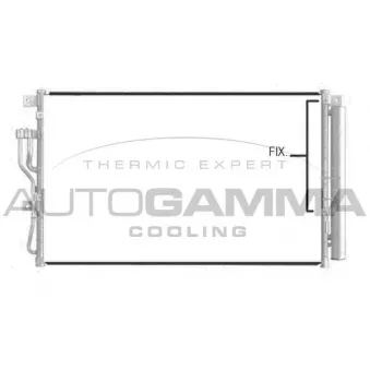 Condenseur, climatisation AUTOGAMMA 107387