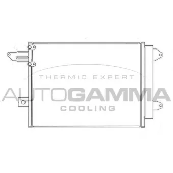 AUTOGAMMA 107418 - Condenseur, climatisation