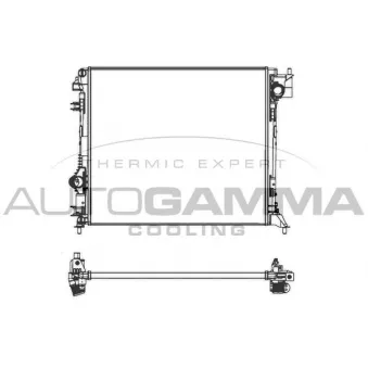 Radiateur, refroidissement du moteur AUTOGAMMA 107439