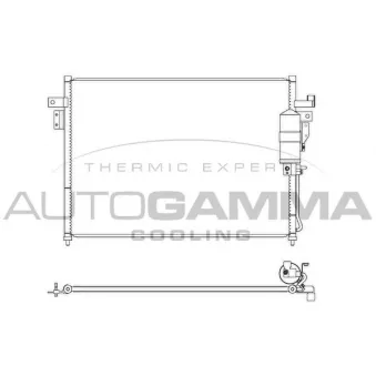 Condenseur, climatisation AUTOGAMMA OEM 921005X20A