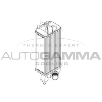 Intercooler, échangeur AUTOGAMMA 107451