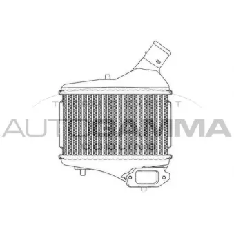Intercooler, échangeur AUTOGAMMA OEM 19710R7CG010M1