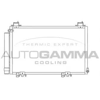 AUTOGAMMA 107459 - Condenseur, climatisation