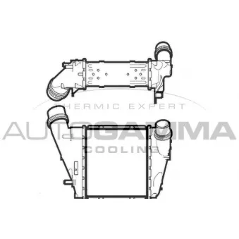 AUTOGAMMA 107460 - Intercooler, échangeur