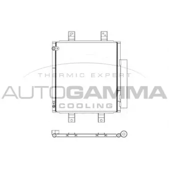 AUTOGAMMA 107479 - Condenseur, climatisation