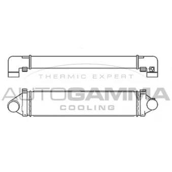 Intercooler, échangeur AUTOGAMMA OEM LR030762