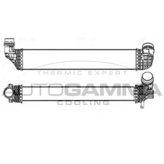 Intercooler, échangeur AUTOGAMMA OEM 144965727R