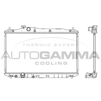 Radiateur, refroidissement du moteur AUTOGAMMA OEM 19010RSPG01