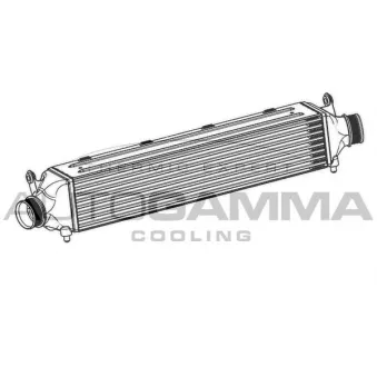 AUTOGAMMA 107539 - Intercooler, échangeur