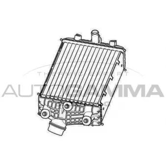 Intercooler, échangeur AUTOGAMMA 107552