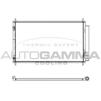 Condenseur, climatisation AUTOGAMMA OEM 8846052170