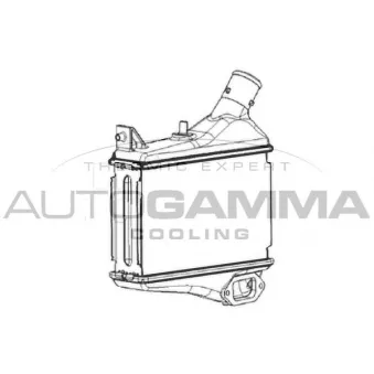 Intercooler, échangeur AUTOGAMMA 107573