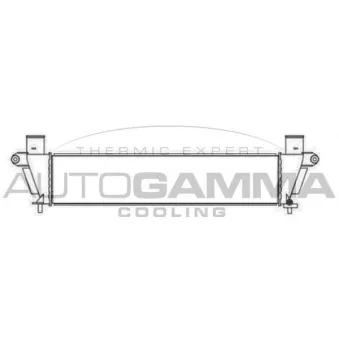 Intercooler, échangeur AUTOGAMMA 107602