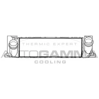 Intercooler, échangeur AUTOGAMMA OEM 17517600533