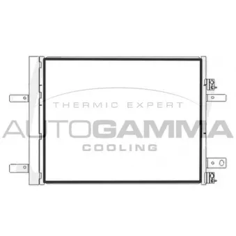Condenseur, climatisation AUTOGAMMA 107675