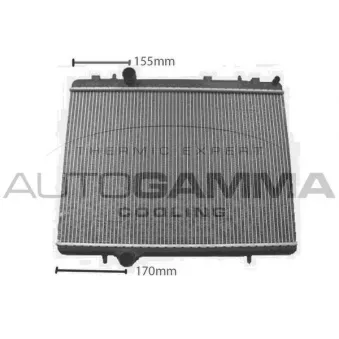 Radiateur, refroidissement du moteur AUTOGAMMA OEM 1330K0