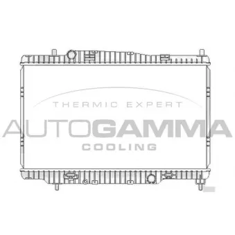 AUTOGAMMA 107763 - Radiateur, refroidissement du moteur