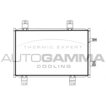 Condenseur, climatisation AUTOGAMMA OEM D11R61480